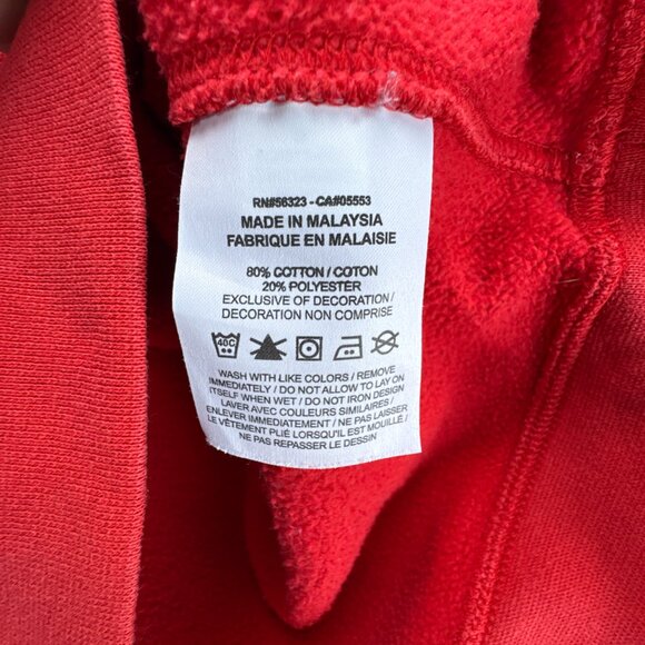 Nike Ohio State Sweatshirt Small Red Pullover Buckeyes Center Swoosh Crew Neck - Picture 8 of 12